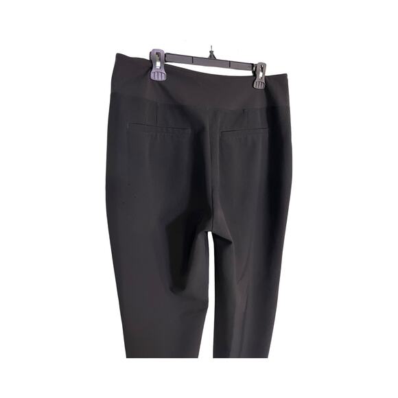 Athleta Brooklyn Ankle Pants Black Size 14 Tall Stretch Slim Fit Work Travel - Picture 5 of 7